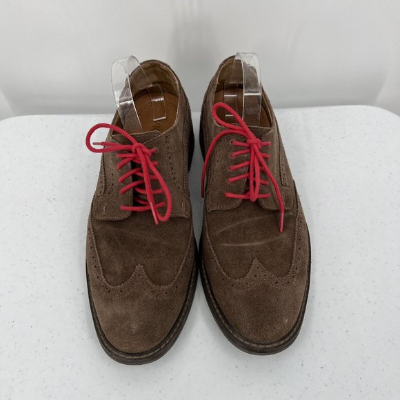 VIONIC Mens Bruno Wingtip Oxford Derby Size 11.5 US Brown Suede Leather Lace Up main image 4